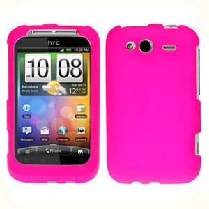 For T-Mobile HTC Wildfire S Cover Hard Case Hot Pink