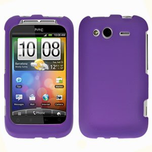 For T-Mobile HTC Wildfire S Cover Hard Case Purple