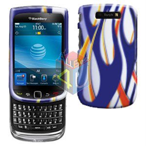 For BlackBerry Torch 9800 9810 4G Cover Hard Case Flame
