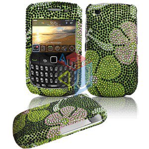 FOR BLACKBERRY CURVE 3G 9300 9330 Cover Hard Case Crystal G-Flower