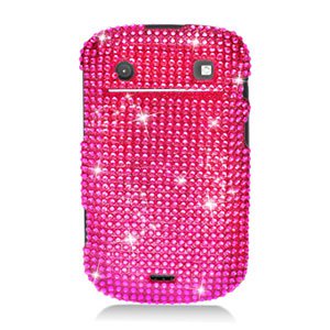 For BlackBerry Bold 9930 9900 4G Cover Hard Case Crystal Bling H-Pink