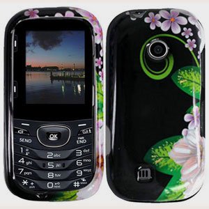For LG Cosmos 2 VN251 Cover Hard Case GR-Flower