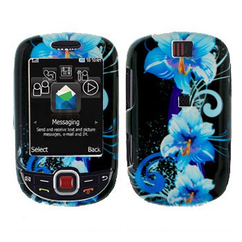 For Samsung Smiley SGH-T359 / Elevate SGH-T356 Cover Hard Case Flower