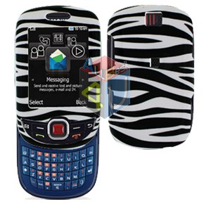 For Samsung Smiley SGH-T359 / Elevate SGH-T356 Cover Hard Case Zebra