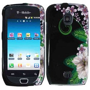 For Samsung Exhibit 4G T759 Cover Hard Case GR-Flower