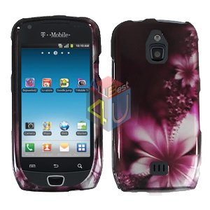 For Samsung Exhibit 4G T759 Cover Hard Case L-Flower