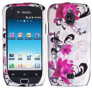 For Samsung Exhibit 4G T759 Cover Hard Case W-Flower