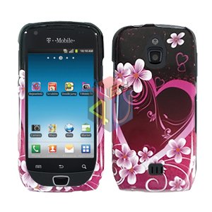 For Samsung Exhibit 4G T759 Cover Hard Case Love