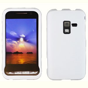 For Samsung Conqure 4G D600 Cover Hard Case Rubberized White