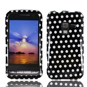 For Samsung Conqure 4G D600 Cover Hard Case Polka Dot