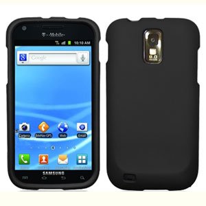 For T-Mobile Samsung Galaxy S II T989 Cover Hard Case Rubberized Black