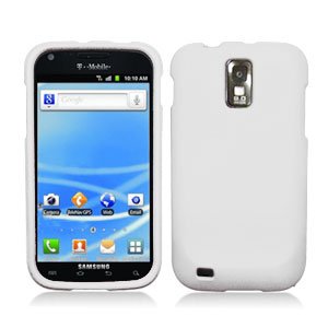 For T-Mobile Samsung Galaxy S II T989 Cover Hard Case Rubberized White