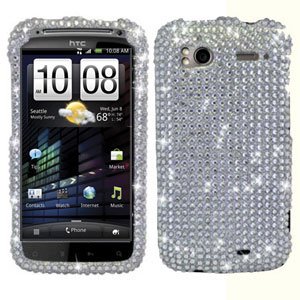 For HTC Sensation 4G Cover Hard Case Crystal Bling Clear