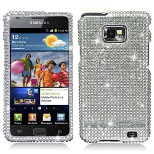 For Samsung Galaxy S II i9100 Cover Hard Case Crystal Bling Clear