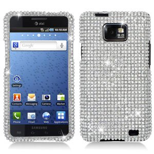 For AT&T Samsung Galaxy S II SGH-i777 Cover Hard Phone Case Crystal Bling Clear