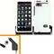 For HTC Raider LTE 4G / Vivid Car Charger + Cover Hard Case White