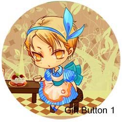 CTBK: Alice in Wonderland Paro Card + Buttons Set