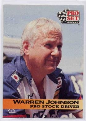 1992 Pro Set NHRA Warren Johnson Prototype Racing Card (CK0075)