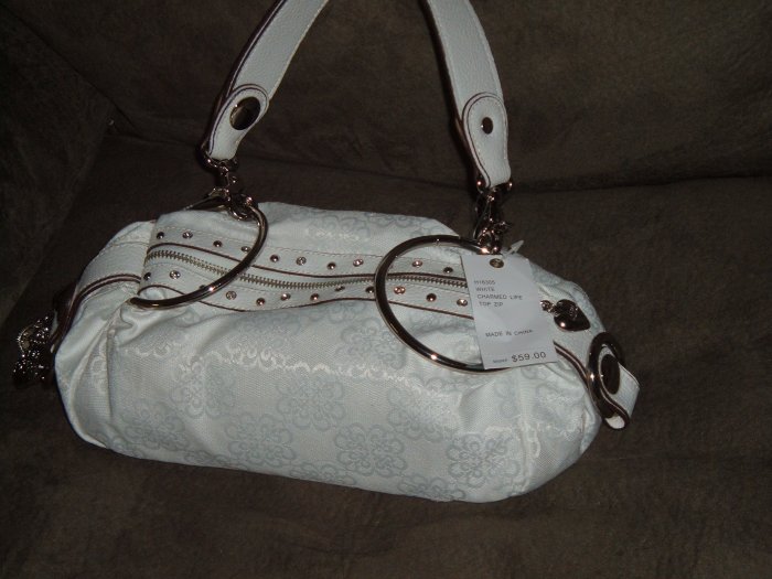 Kathy Van Zeeland White Charming Life Top Zip