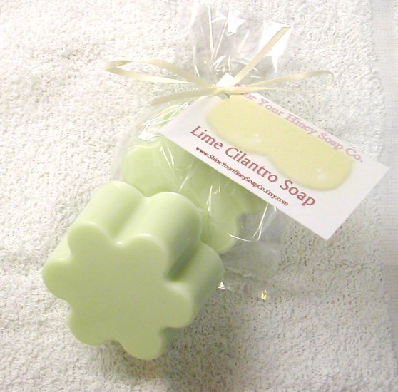 South of the Border Lime and Cilantro MP Glycerin soap Shine Your Hiney