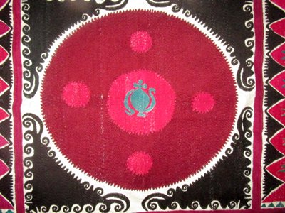 BOLINPUSH - WEDDING SUZANI - VINTAGE UZBEK HAND EMBROIDERY