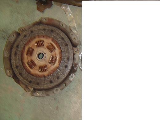 S13 SR20DET CLUTCH AND PRESSURE PLATE(WORN)