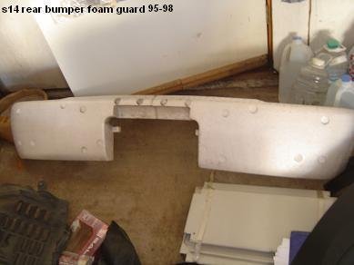 s14 240sx oem rear bumper foam guard