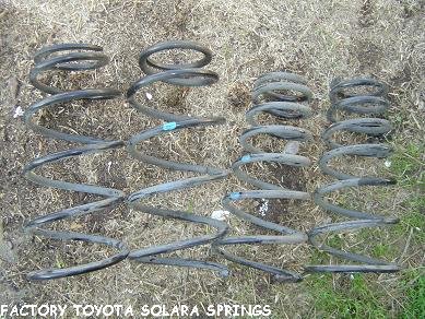TOYOTA SOLARA FACTORY SPRINGS