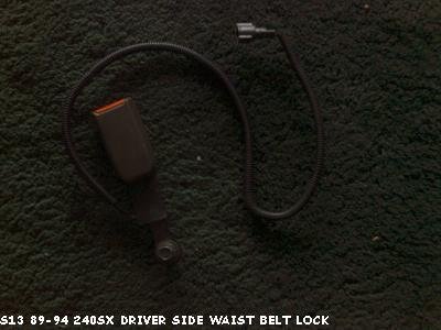 S13 89-94 240SX DRIVER SIDE SEAT BELT LOCK