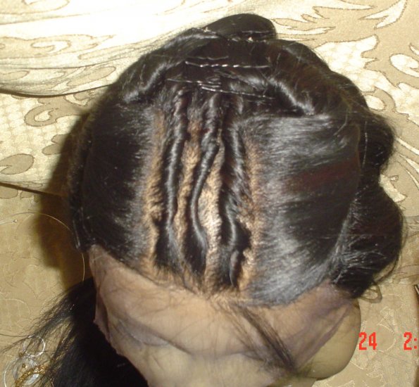 Beautiful 24"Yaki Straight Full Lace Wig {Instock} KC-1 Edition