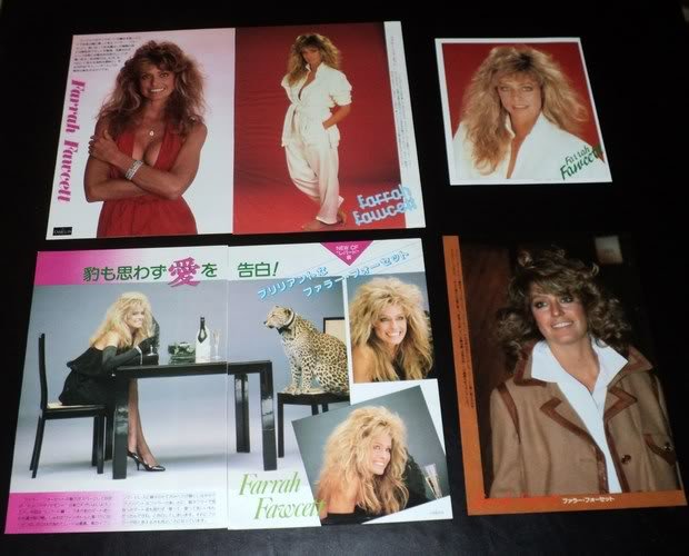 Farrah Fawcett clippings pack #4 80s Japan FINAL SALE!
