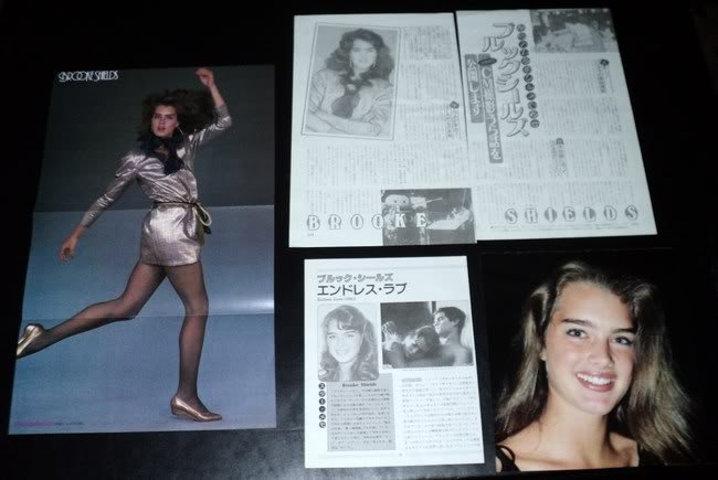 Brooke Shields #4 clippings Japan + Harrison Ford FINAL