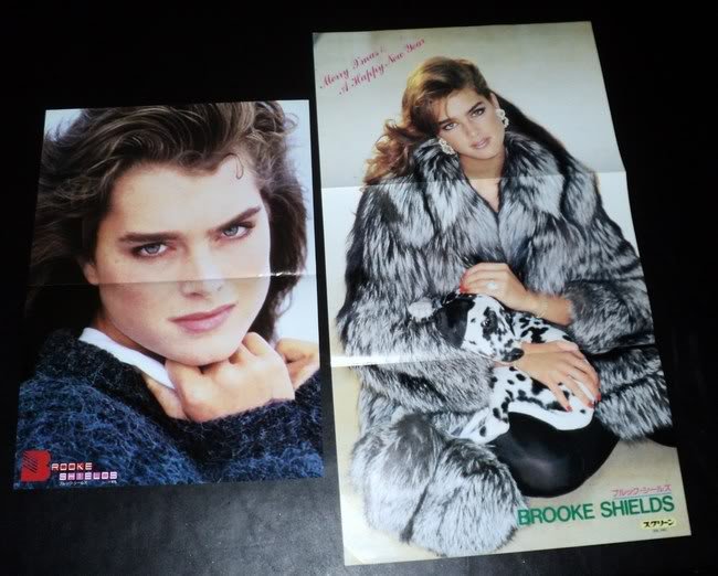 Brooke Shields clipping #5 Japanese centerfolds FINAL