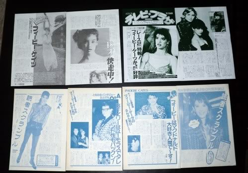 Phoebe Cates clippings pack #8 Japan 80s B&W FINAL SALE
