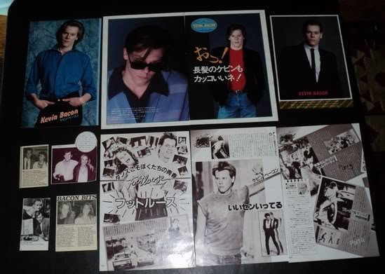 Kevin Bacon clippings #2 80s Japan Tracy Pollan FINAL!
