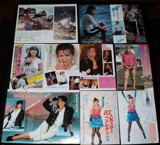 Sophie Marceau clippings pack #9 Japan 80s FINAL SALE