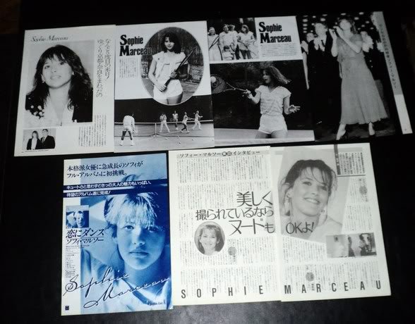 Sophie Marceau clippings pack #5 Japan 80s FINAL SALE