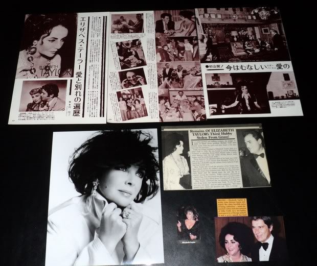 Elizabeth Taylor clippings pack #3 FINAL SALE