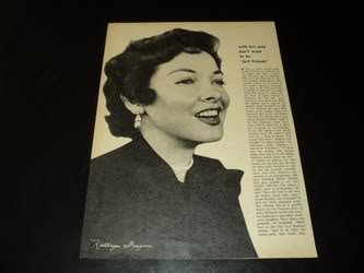 Kathryn Grayson / Elizabeth Taylor clipping Summer 1954