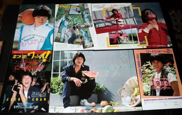 Jackie Chan clippings pack #3 80s Japan FINAL SALE
