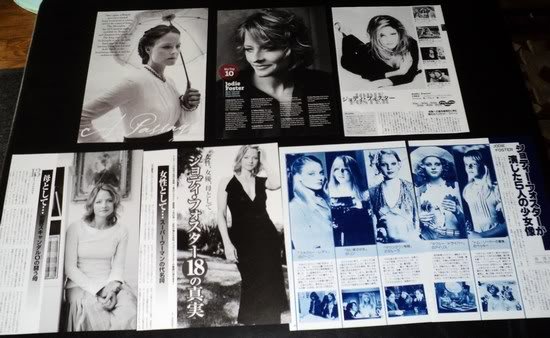 Jodie Foster clippings pack #4 B&W Japan FINAL SALE