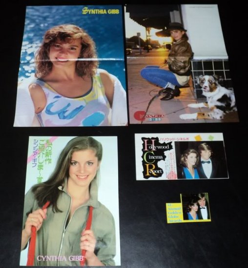 Cynthia Gibb clippings + Ralph Macchio Alyssa Milano