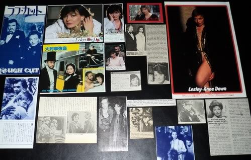 Lesley-Anne Down clippings pack FINAL SALE