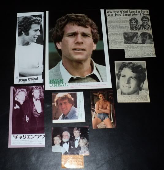 Ryan O'Neal clippings pack 70s USA 80s Japan