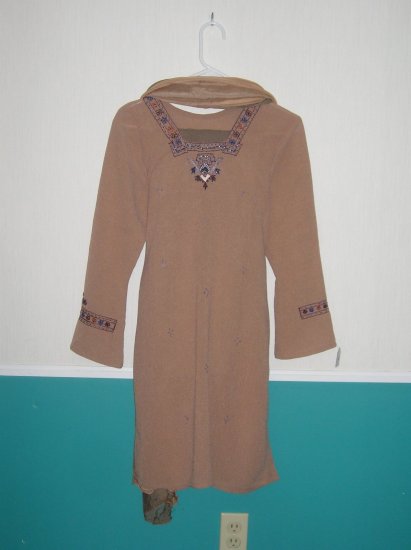 Shalwar Kameez - Light Brown Georgette