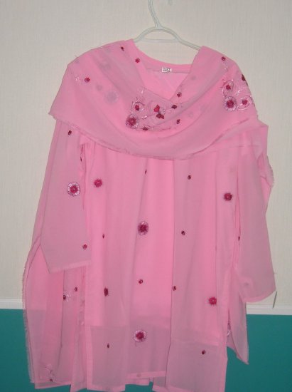 Shalwar Kameez - Light Pink Georgette