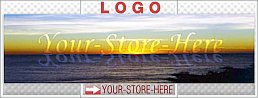 Seascape Sunset Water Shining Reflection eCRATER Store Y-S-H LOGO