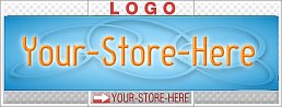 Professional Blue Orange Biz Ring eCRATER Store Y-S-H LOGO