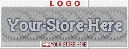 Blue Gray Gear Sale Unique Design eCRATER Store Y-S-H LOGO
