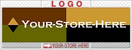 Bold Geometric Diamonds & Squares eCRATER Store Y-S-H LOGO
